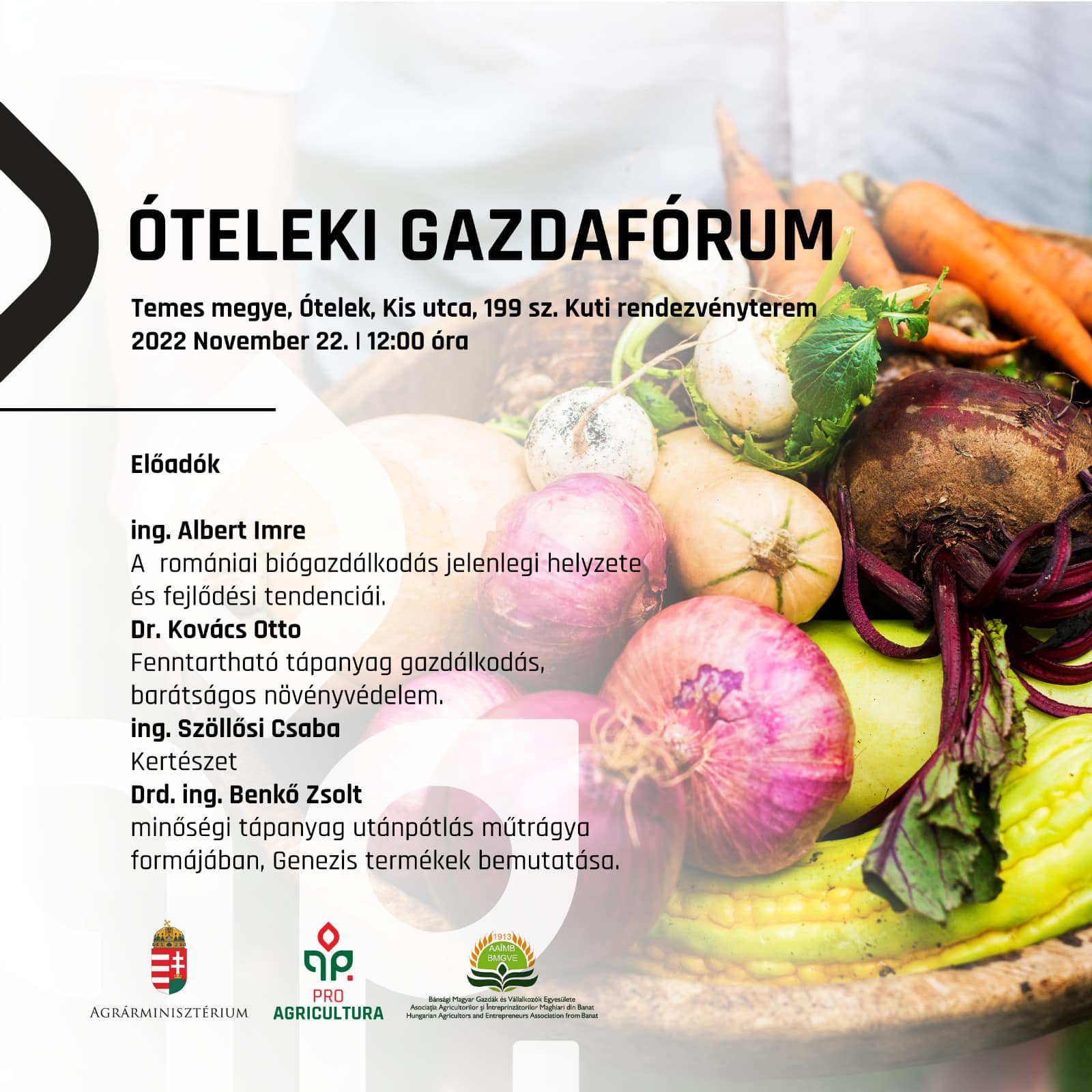 Ismeretterjesztő gazdafórum volt Temes megyében!