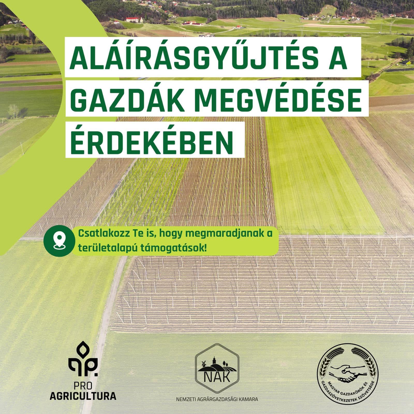 Aláírásgyűjtés a gazdák érdekeinek megvédésére
